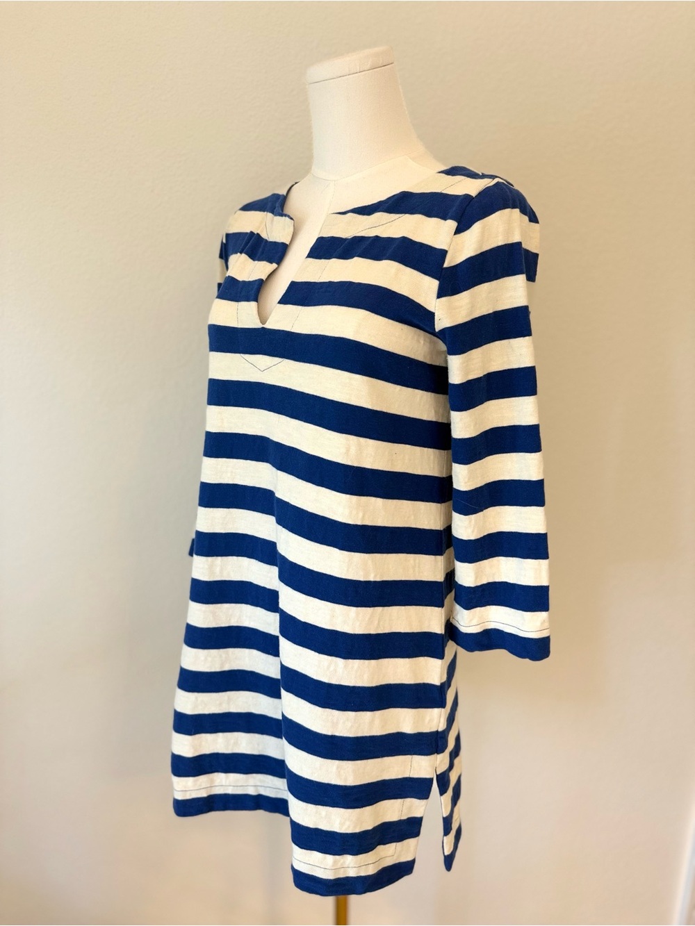 ⚓️ J Crew Blue & White Striped Nautical Style Tunic 💙 🤍